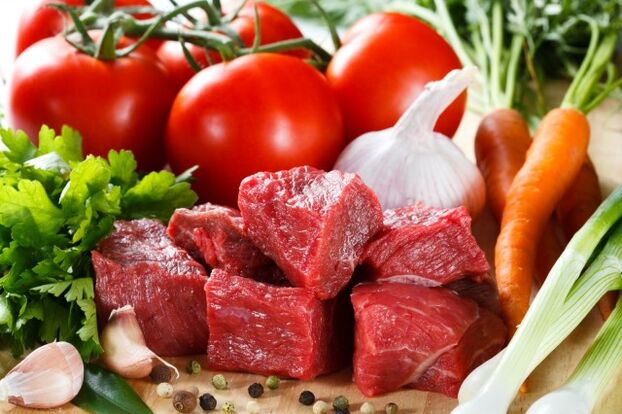 Carne e verdure per la dieta Dukan