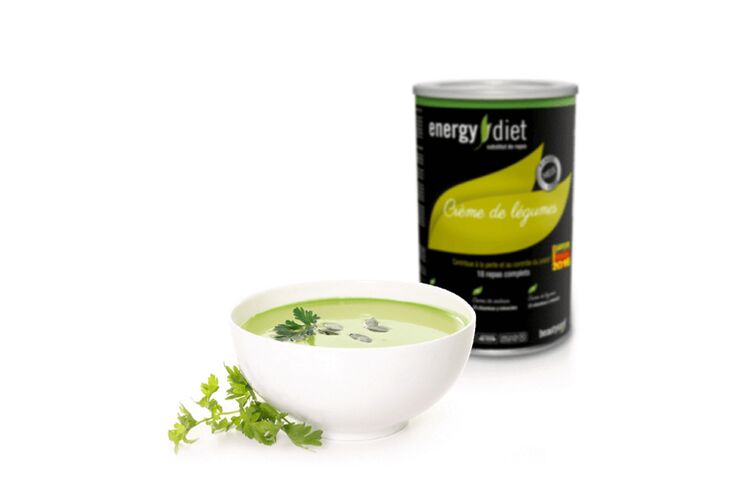 Zuppa vegetale con diete energetiche