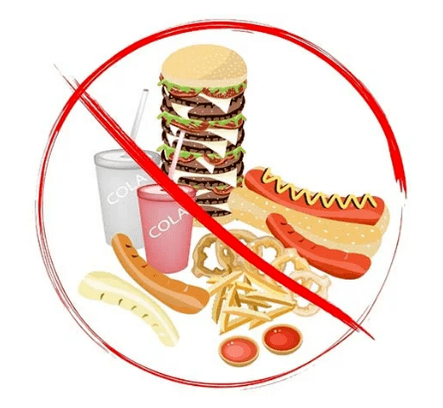 Evita il cibo trattato