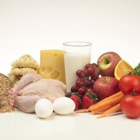 Alimenti e frutta proteici nella dieta dei sei petali